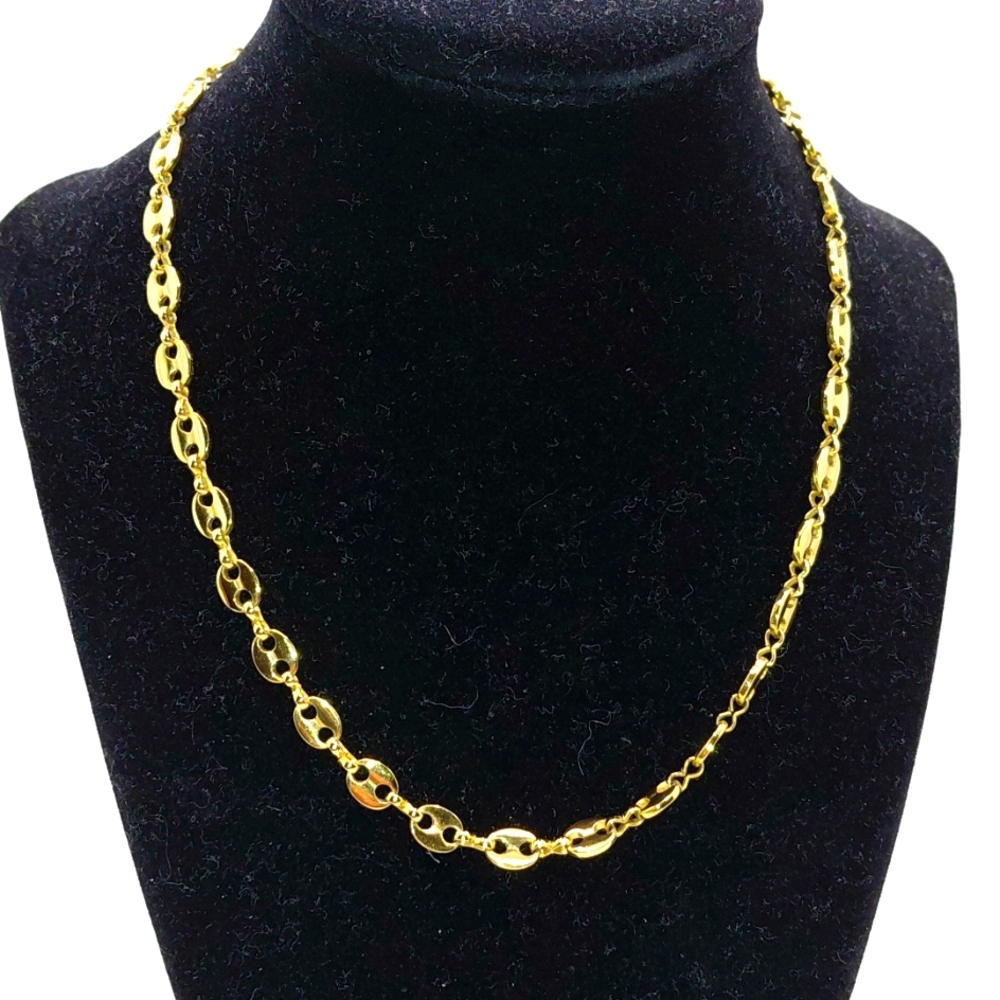 Vintage Dior Gold Necklace with Classic Rope Link Design. Made in Germany. - Picture 2 of 8